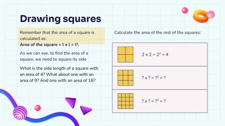 제곱근 프레젠테이션 템플릿