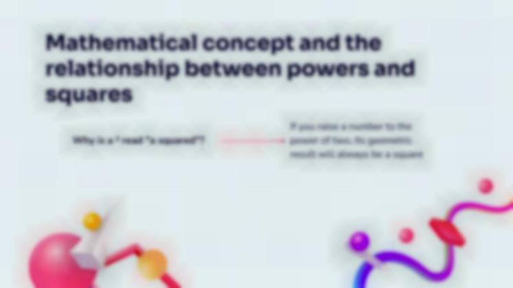 제곱근 프레젠테이션 템플릿