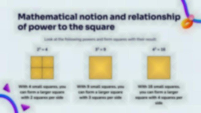 제곱근 프레젠테이션 템플릿