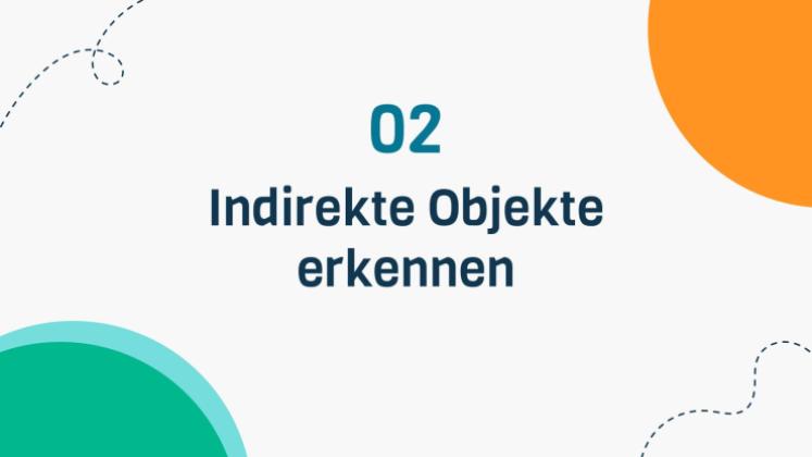 Indirekte Ergänzung Präsentationsvorlage