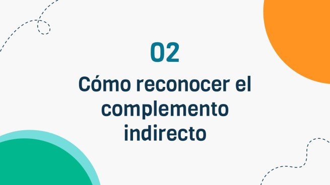 Plantilla de presentación Complemento Indirecto