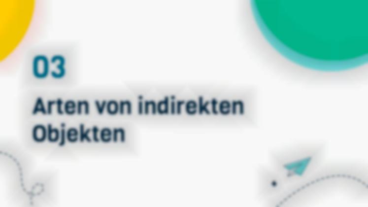 Indirekte Ergänzung Präsentationsvorlage