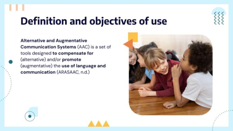 Modelo de apresentação Sistemas de Comunicação Aumentativa e Alternativa