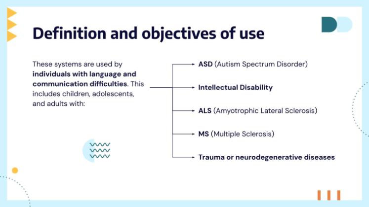 Modelo de apresentação Sistemas de Comunicação Aumentativa e Alternativa