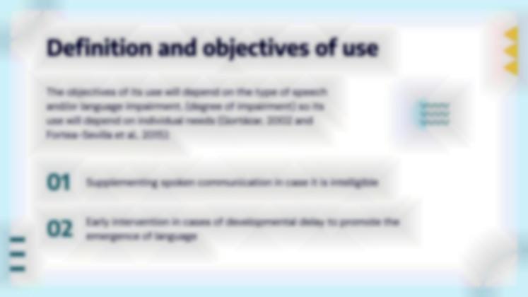 Modelo de apresentação Sistemas de Comunicação Aumentativa e Alternativa