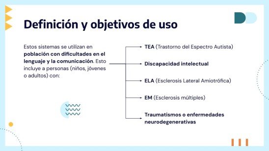 Plantilla de presentación Sistemas aumentativos y alternativos de la comunicación