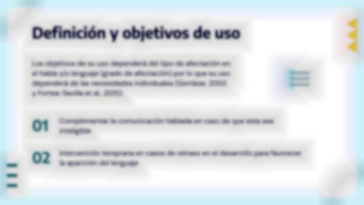 Plantilla de presentación Sistemas aumentativos y alternativos de la comunicación