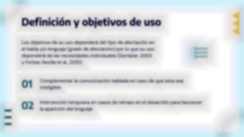 Plantilla de presentación Sistemas aumentativos y alternativos de la comunicación