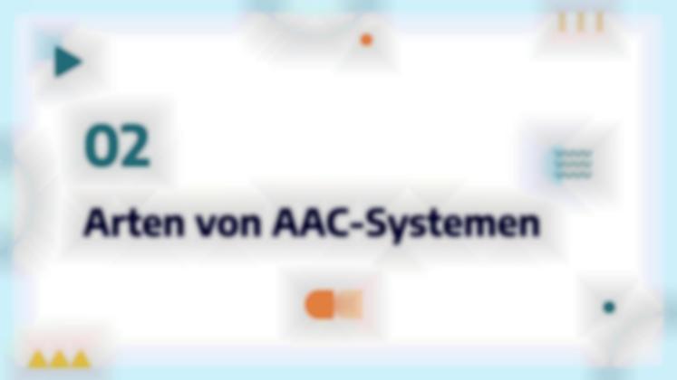 Augmentative und alternative Kommunikationssysteme Präsentationsvorlage