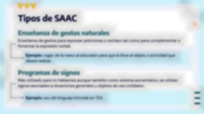 Plantilla de presentación Sistemas aumentativos y alternativos de la comunicación