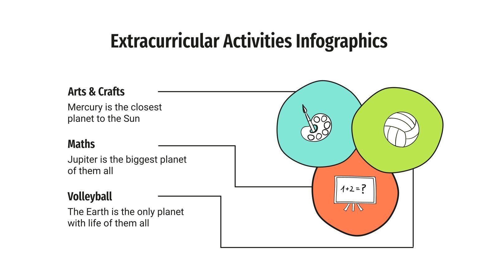 Extracurricular Activities Infographics Google Slides PPT