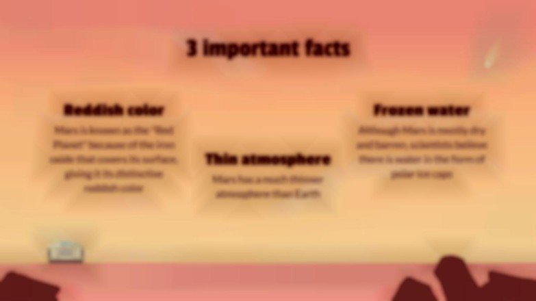 Modelo de apresentação Viagem a Marte