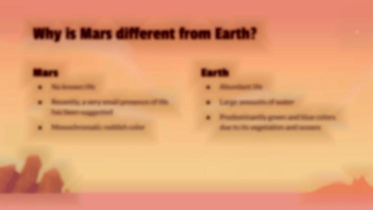 Modelo de apresentação Viagem a Marte