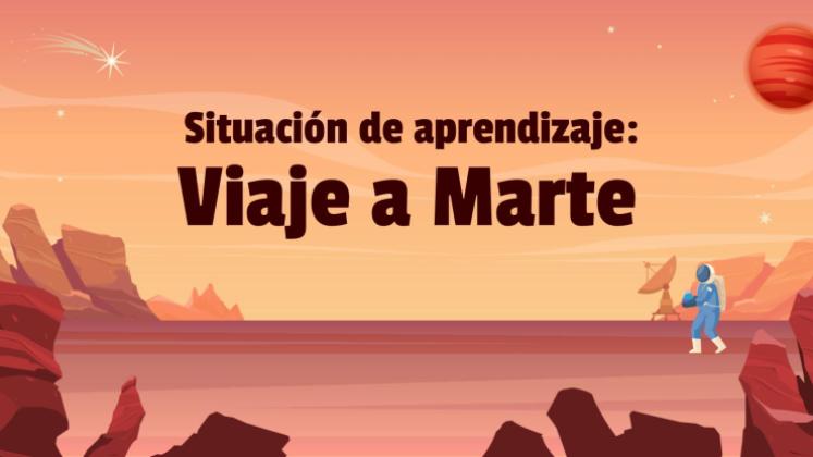 Plantilla de presentación Viaje a Marte