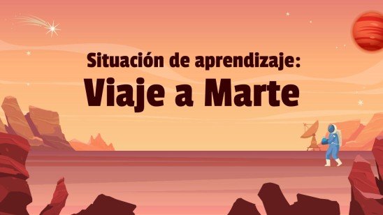 Plantilla de presentación Viaje a Marte