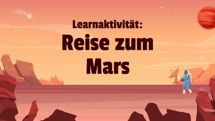 Reise zum Mars Präsentationsvorlage