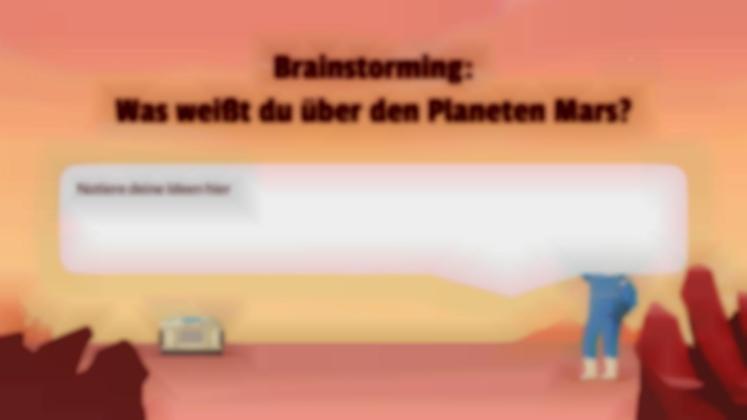 Reise zum Mars Präsentationsvorlage