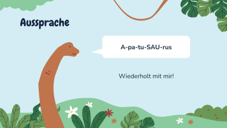 Alles über Apatosaurus Präsentationsvorlage