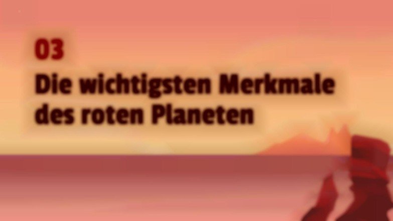 Reise zum Mars Präsentationsvorlage