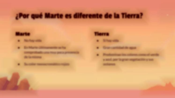 Plantilla de presentación Viaje a Marte