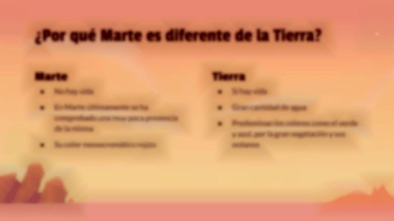 Plantilla de presentación Viaje a Marte