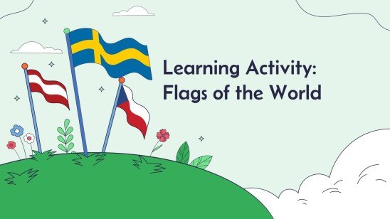 Flags of the World presentation template 