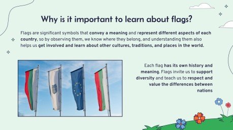 Flags of the World presentation template 