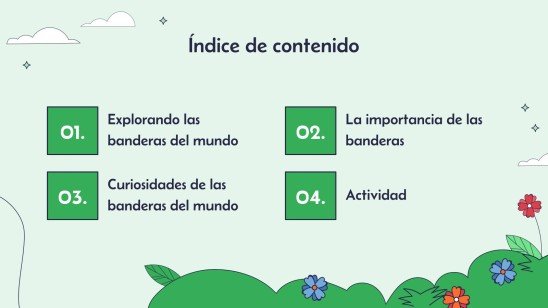 Plantilla de presentación Banderas del mundo