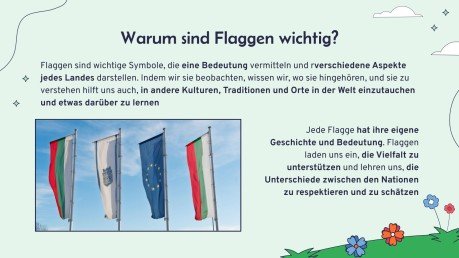 Flaggen der Welt Präsentationsvorlage