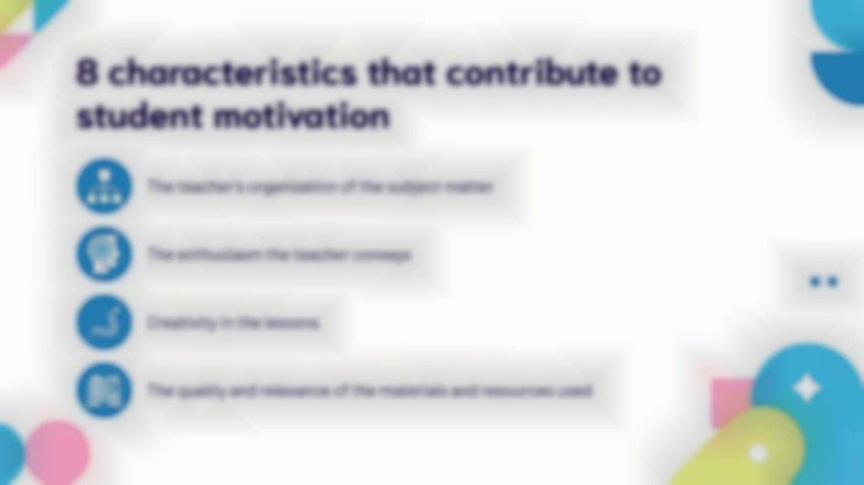 Strategien zur Motivation von Schülern und zur Förderung des Lernens Präsentationsvorlage