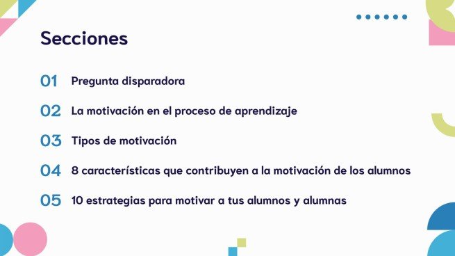 Plantilla de presentación Estrategias para motivar a los estudiantes y fomentar el aprendizaje