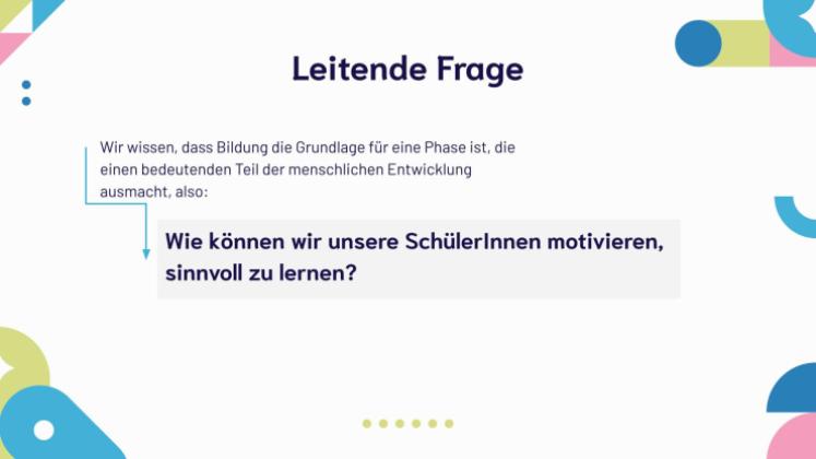 Strategien zur Motivation von Schülern und zur Förderung des Lernens Präsentationsvorlage