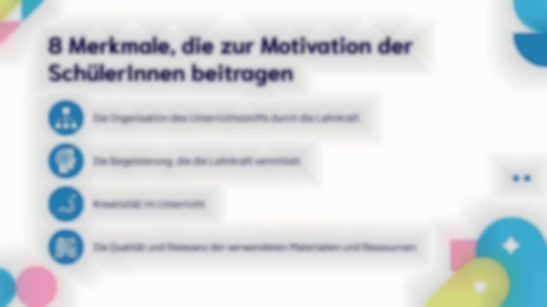 Strategien zur Motivation von Schülern und zur Förderung des Lernens Präsentationsvorlage