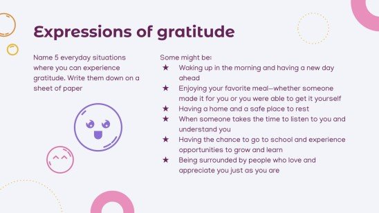 Gratitude : comment apprendre à la favoriser ? Modèles de présentation