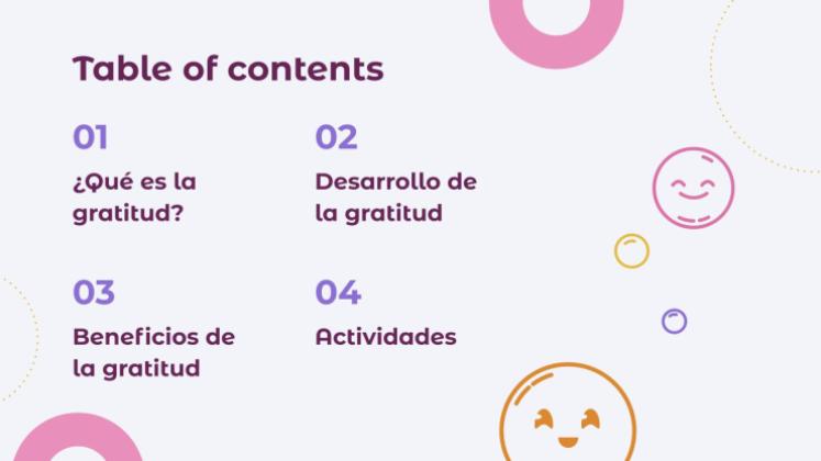 Plantilla de presentación Gratitud: ¿cómo aprender a fomentarla?
