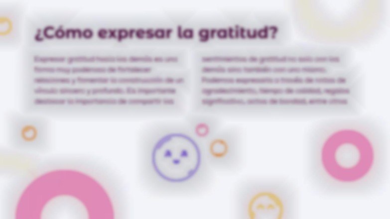 Plantilla de presentación Gratitud: ¿cómo aprender a fomentarla?