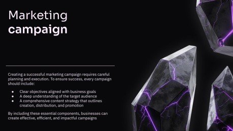 Modelo de apresentação Campanha de criptomoeda