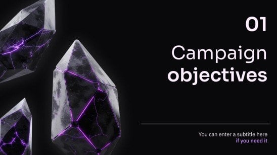 Modelo de apresentação Campanha de criptomoeda