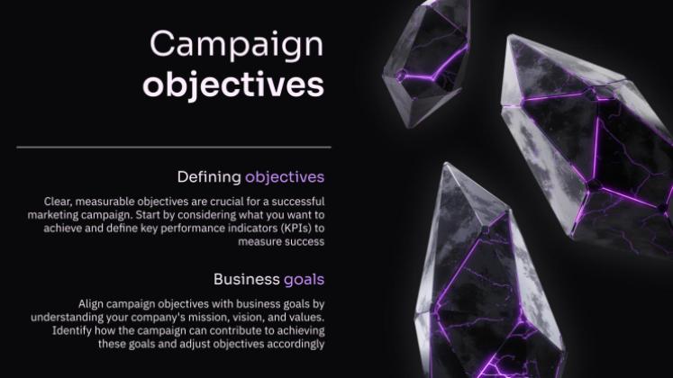 Modelo de apresentação Campanha de criptomoeda