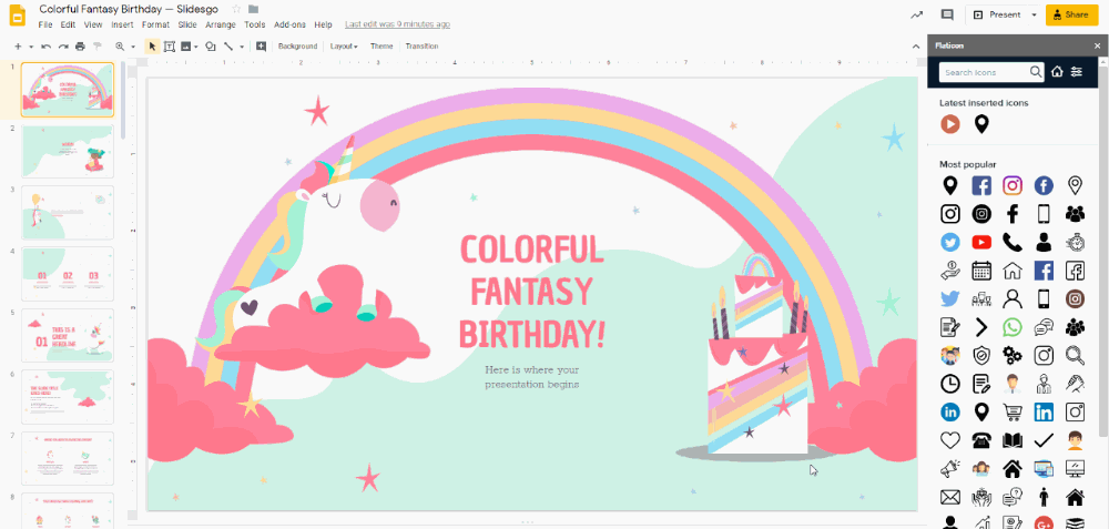 How To Add Icons On Google Slides