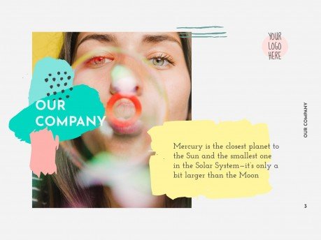 멤피스 마케팅 플랜 프레젠테이션 템플릿