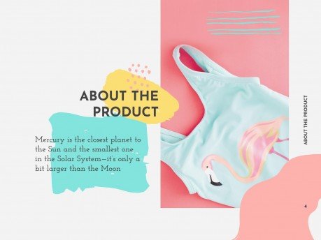 멤피스 마케팅 플랜 프레젠테이션 템플릿