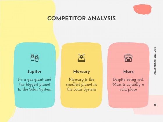 멤피스 마케팅 플랜 프레젠테이션 템플릿