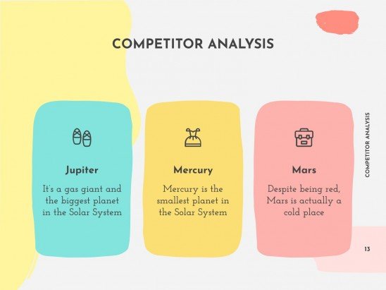 멤피스 마케팅 플랜 프레젠테이션 템플릿