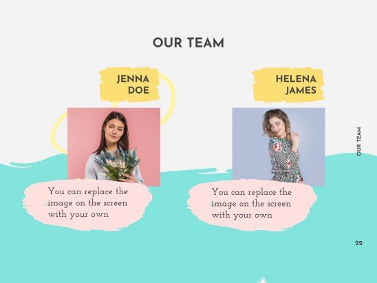 멤피스 마케팅 플랜 프레젠테이션 템플릿