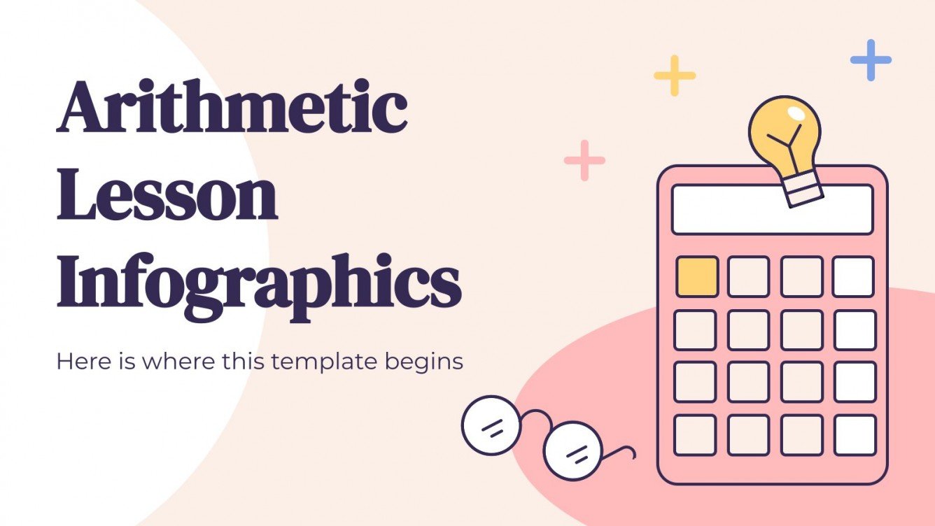 Arithmetic Lesson Infographics | Google Slides & PPT Theme