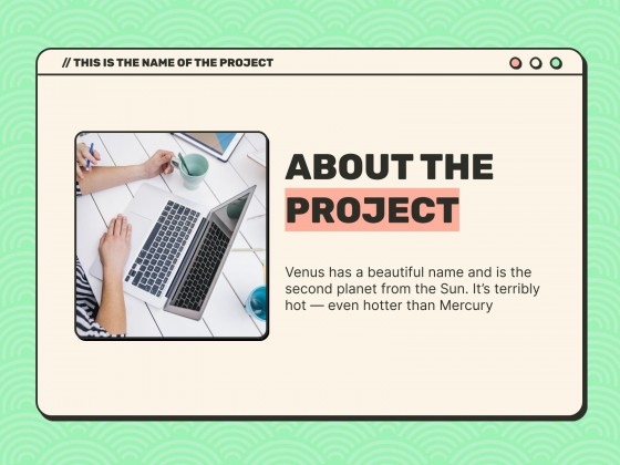 Little Pop-Up Windows Meeting presentation template 