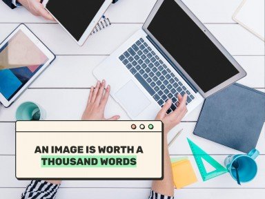 Little Pop-Up Windows Meeting presentation template 