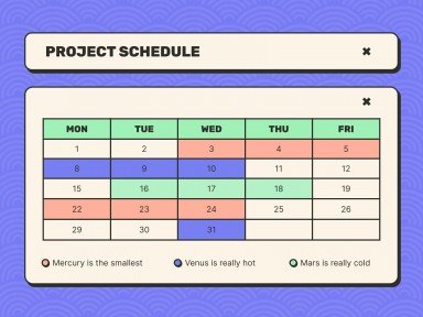 Little Pop-Up Windows Meeting presentation template 
