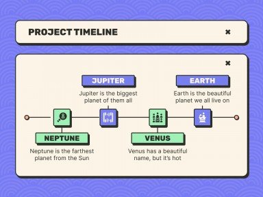 Little Pop-Up Windows Meeting presentation template 
